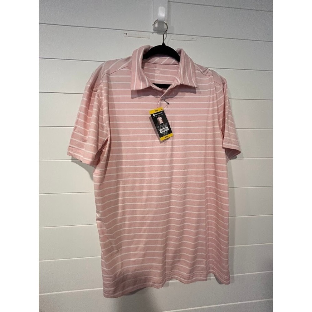 Men's Member's Mark‎ Short  Sleeve Active Performance Polo Sz Medium